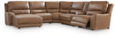 DeepWakes Power Reclining Sectional with Chaise - Furniture Queen (GA)*