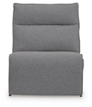 Modmax II Power Reclining Sectional with Chaise and Audio Consoles - Furniture Queen (GA)*
