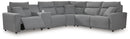 Modmax II Reclining Sectional with Console - Furniture Queen (GA)*