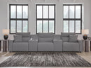 Modmax II Power Reclining Sectional with Consoles - Furniture Queen (GA)*