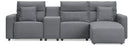 Modmax II Reclining Sectional with Chaise and Console - Furniture Queen (GA)*