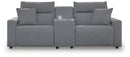 Modmax II Power Reclining Sectional with Console - Furniture Queen (GA)*