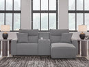 Modmax II Power Reclining Sectional with Chaise and Console - Furniture Queen (GA)*