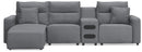 Modmax II Reclining Sectional with Chaise and Audio Console - Furniture Queen (GA)*