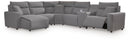Modmax II Power Reclining Sectional with Chaise and Console - Furniture Queen (GA)*