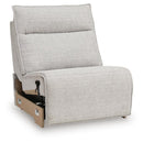 Modmax II Power Reclining Sectional with Chaise and Audio Consoles - Furniture Queen (GA)*
