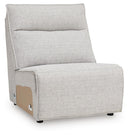 Modmax II Power Reclining Sectional with Chaise and Audio Consoles - Furniture Queen (GA)*