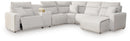 Modmax II Power Reclining Sectional with Chaise and Console - Furniture Queen (GA)*
