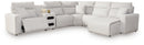 Modmax II Reclining Sectional with Chaise and Audio Console - Furniture Queen (GA)*