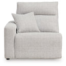Modmax II Power Reclining Sectional with Chaise and Audio Console - Furniture Queen (GA)*