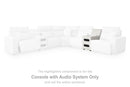 Modmax II Power Reclining Sectional with Chaise and Audio Console - Furniture Queen (GA)*