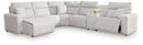 Modmax II Power Reclining Sectional with Chaise and Console - Furniture Queen (GA)*