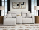 Modmax II Power Reclining Sectional with Chaise and Console - Furniture Queen (GA)*