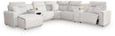 Modmax II Power Reclining Sectional with Chaise and Audio Console - Furniture Queen (GA)*