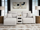 Modmax II Power Reclining Sectional with Chaise and Audio Console - Furniture Queen (GA)*