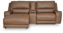 DeepWakes Power Reclining Sectional with Chaise - Furniture Queen (GA)*