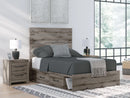 Graystorm Bed with Storage - Furniture Queen (GA)*