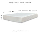 10 Inch Chime Memory Foam Mattress Set - Furniture Queen (GA)*