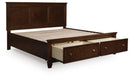 Danabrin Panel Storage Bed - Furniture Queen (GA)*