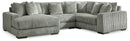 Lindyn Sectional with Chaise - Furniture Queen (GA)*