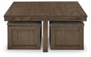 Boardernest Coffee Table with 4 Stools - Furniture Queen (GA)*