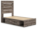 Graystorm Bed with Storage - Furniture Queen (GA)*
