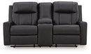 Mackmenville Reclining Loveseat with Console - Furniture Queen (GA)*