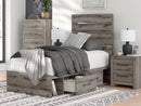 Graystorm Bed with Storage - Furniture Queen (GA)*