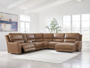 DeepWakes Power Reclining Sectional with Chaise - Furniture Queen (GA)*