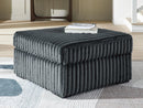 Midnight-Madness Oversized Accent Ottoman - Furniture Queen (GA)*