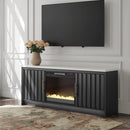 Cadmori TV Stand w/Fire - Furniture Queen (GA)*