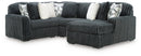 Midnight-Madness Sectional with Chaise - Furniture Queen (GA)*