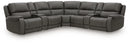 5Z - Pittson Power Reclining Sectional - Furniture Queen (GA)*
