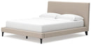 Cielden Upholstered Bed with Roll Slats - Furniture Queen (GA)*