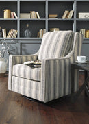 Kambria Swivel Glider Accent Chair - Furniture Queen (GA)*