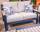 East Beach Outdoor Loveseat with Cushion - Furniture Queen (GA)*