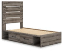 Graystorm Bed with Storage - Furniture Queen (GA)*