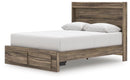 Elbrim Panel Storage Bed - Furniture Queen (GA)*