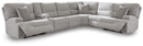 Acklen Place Power Sectional Reclining Sofa with Storage Console - Furniture Queen (GA)*