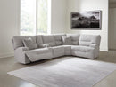 Acklen Place Power Reclining Sectional with Storage Console - Furniture Queen (GA)*