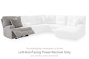 Acklen Place Power Reclining Sectional Loveseat - Furniture Queen (GA)*