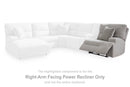 Acklen Place Power Reclining Sectional Loveseat - Furniture Queen (GA)*