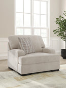 High Profile Chair & Ottoman Living Room Set - Furniture Queen (GA)*