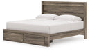 Elbrim Panel Storage Bed - Furniture Queen (GA)*