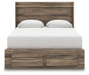 Elbrim Panel Storage Bed - Furniture Queen (GA)*