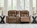 Mackmenville Reclining Loveseat with Console - Furniture Queen (GA)*