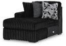 Midnight-Madness Sectional with Chaise - Furniture Queen (GA)*