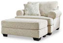 Monaghan Oversized Chair and Ottoman - Furniture Queen (GA)*