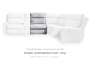 Social Pointe Reclining Sectional with Storage Consoles - Furniture Queen (GA)*