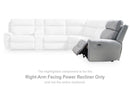 Social Pointe Reclining Sectional with Storage Consoles - Furniture Queen (GA)*